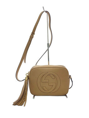 Gucci Soho Leather Disco Bag Shoulder Beige